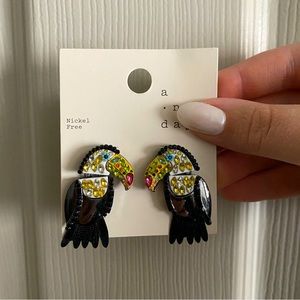 BaubleBar Toucan Earrings